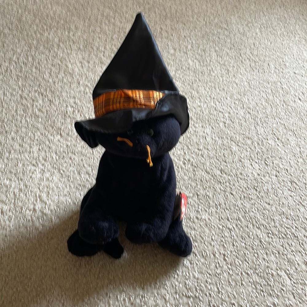Ty pluffies Halloween cat